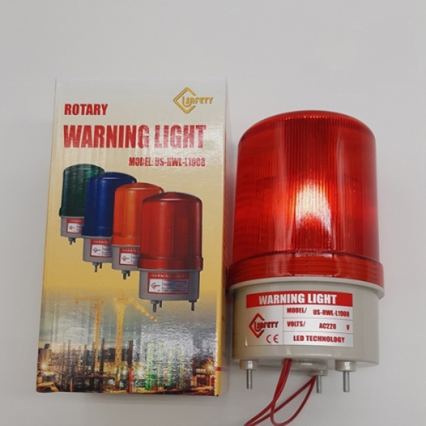 Đèn quay điện 220V có còi USafety
